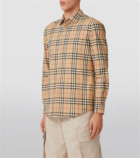 burberry casual check shirt|Burberry checkered shirt.